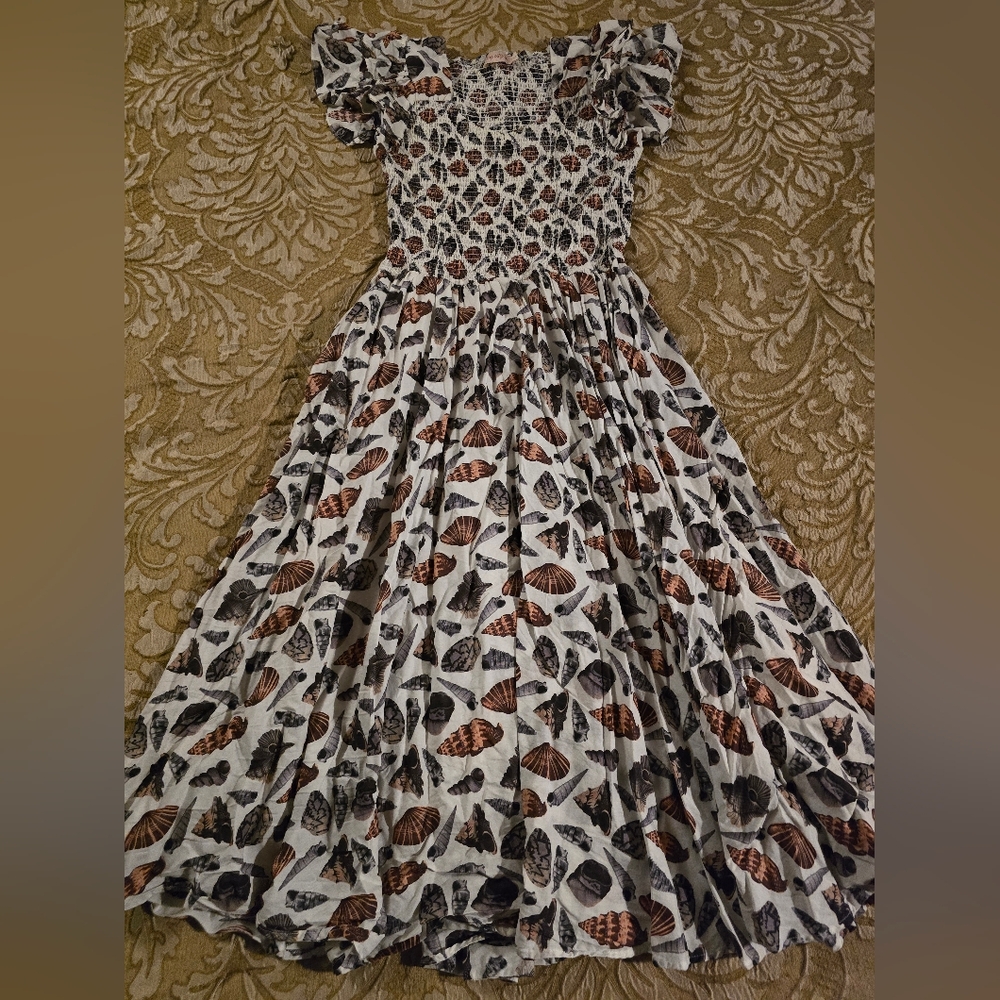 Ivy City Co Shell Patterned Dress